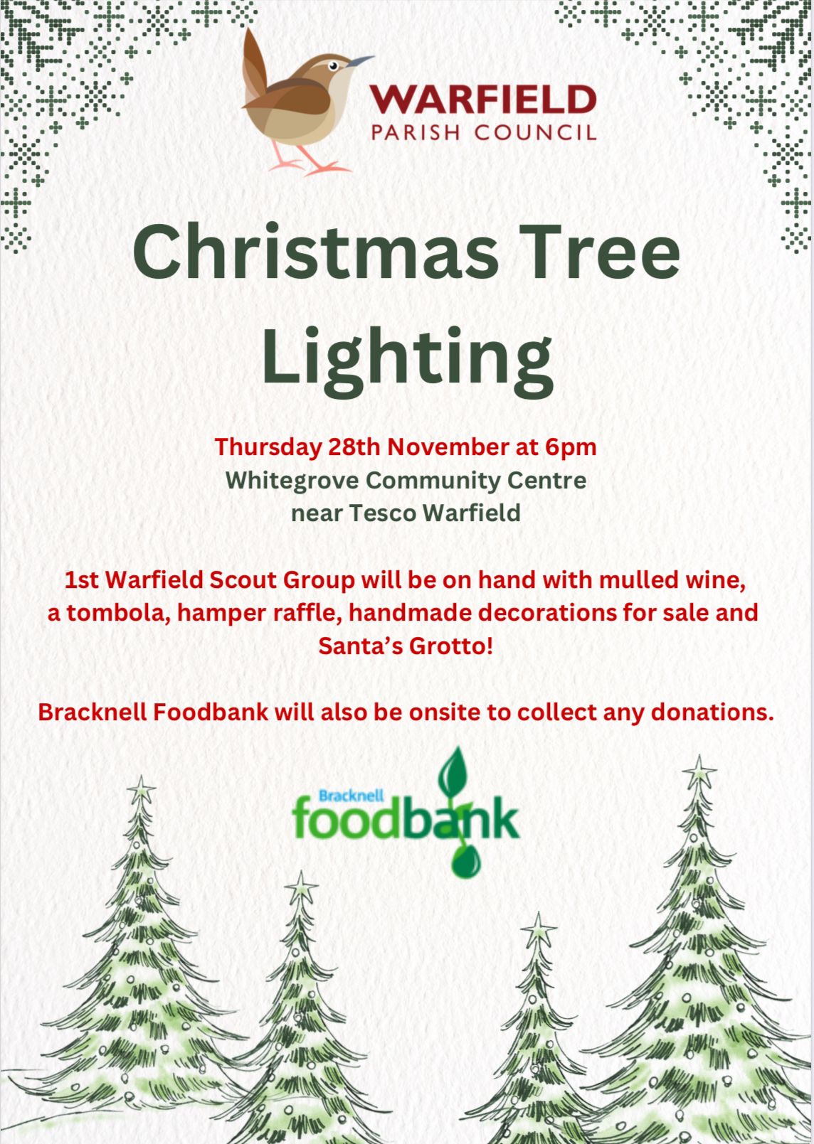 Warfield Parish Christmas Tree Lights 2024